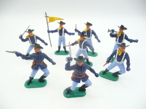 Timpo Toys Complete set of Union Army soldiers 1st version (8 figures) - brand new
