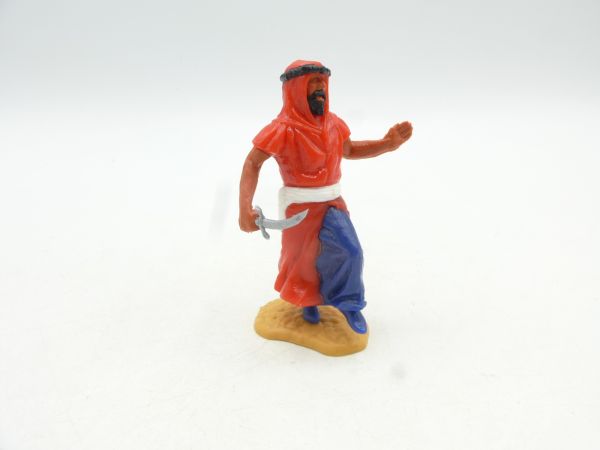 Timpo Toys Araber stehend mit Krummdolch, rot