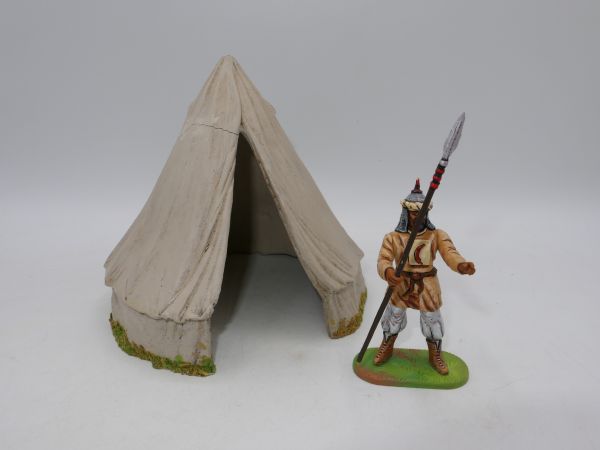Tent for 7 cm figures (without figures) - condition see photos
