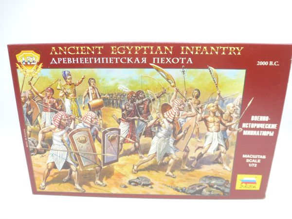 Zvezda 1:72 Ancient Egyptian Infantry 2000 B.C., No. 8051 - orig. packaging