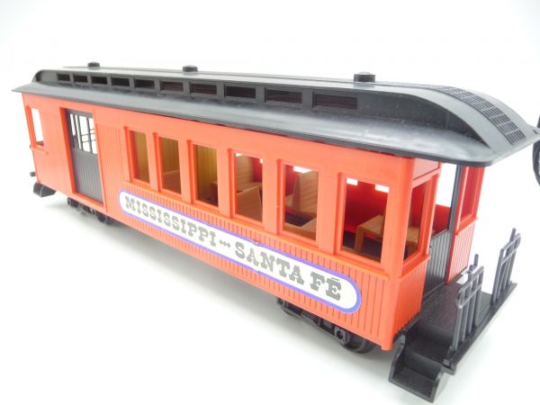 Timpo Toys Personenwagen Mississippi Santa-Fé, rot - bespielt