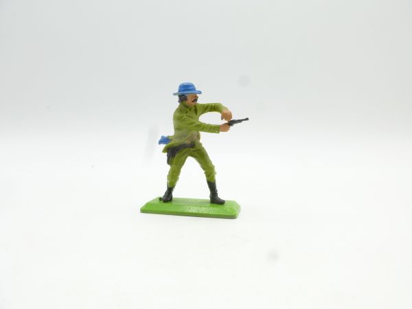 Britains Deetail Cowboy standing, shooting pistol with both hands