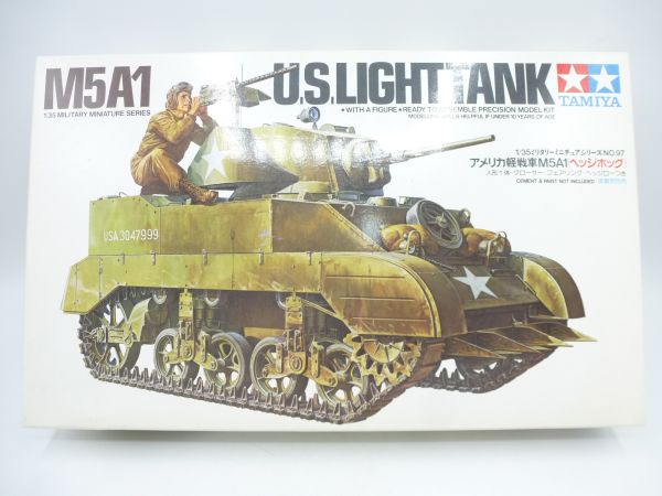 TAMIYA 1:35 M5 A1 U.S. Light Tank - OVP, am Guss in Tüte
