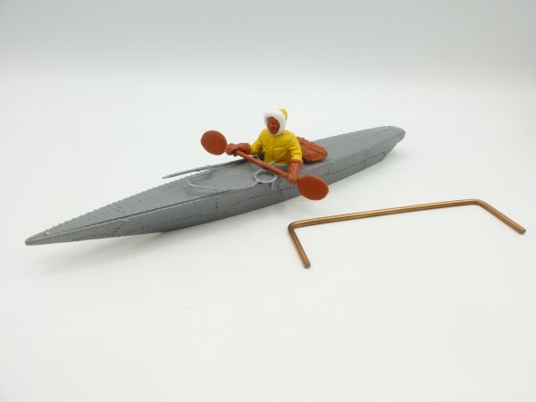 Timpo Toys Eskimo kayak, grey/grey