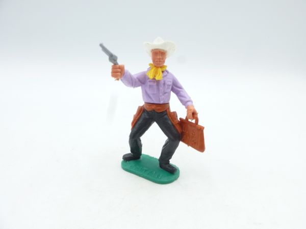 Timpo Toys Cowboy 2nd version standing with pistol + money bag