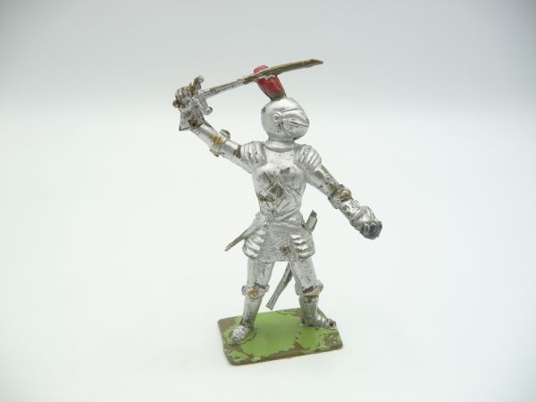 Cherilea Knight with sword, one-piece figure - used