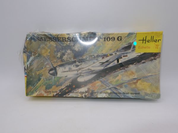 Heller 1:72 Messerschmitt 109 G - orig. packaging, shrink-wrapped, box dented