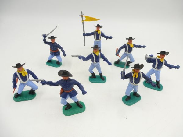 Timpo Toys Union Army Soldier 1st version (8 foot figures) - complete set
