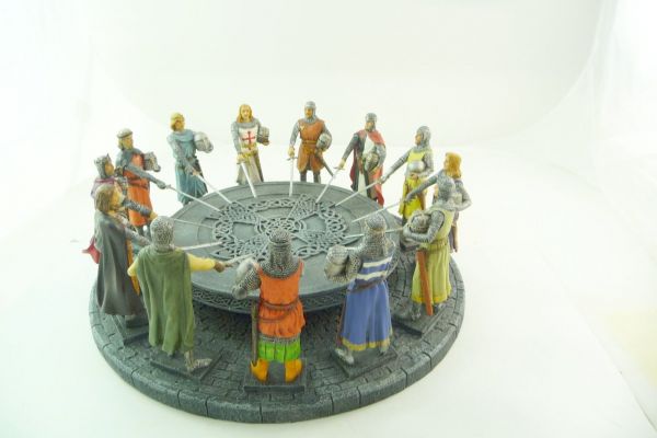 Modification 7 cm Knights of the Round Table, single-piece, figures approx. 10 cm height, of metal