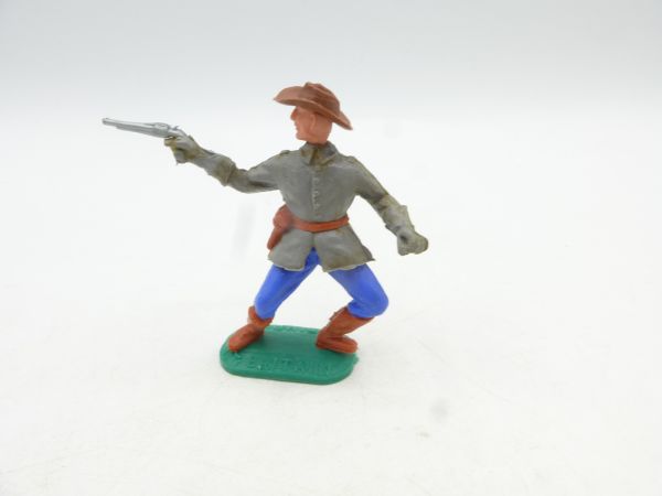 Timpo Toys Südstaatler 1. Version, Offizier Pistole schießend