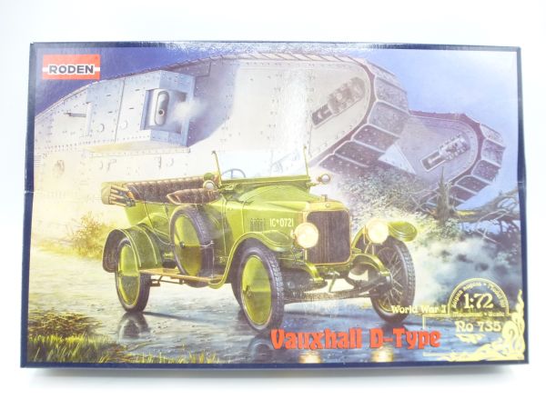 RODEN 1:72 Vauxhall D-Type British staff car WW I, No. 735 - orig. packaging
