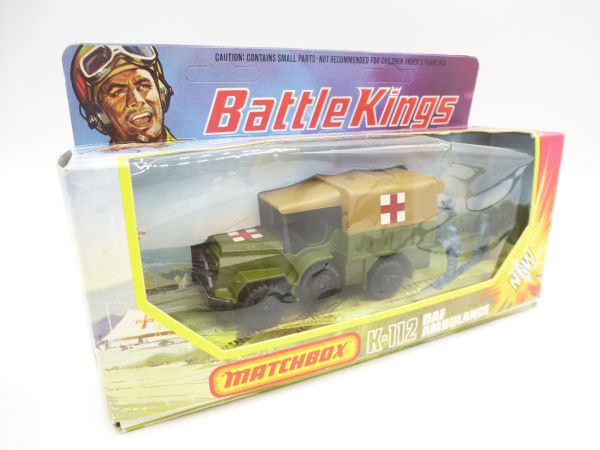 Matchbox Battlekings: K 112 DAF Ambulance - orig. packaging