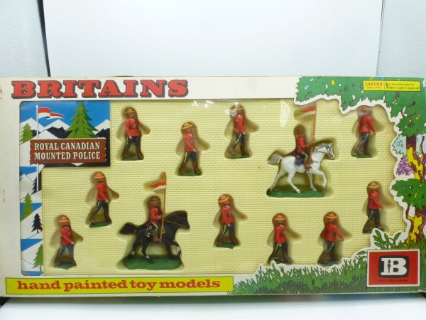 Britains Great presentation box with Mounties, No. 7695 - orig. packaging