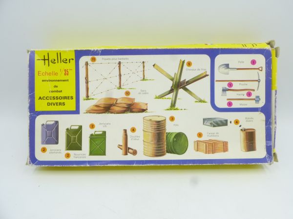 Heller 1:35 Accessories Divers, No. 131 - orig. packaging, on cast