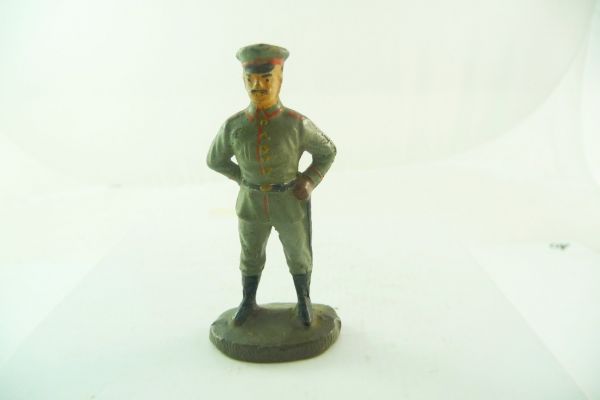 Elastolin composition Officer standing, 6 cm size - very good condition, see photos