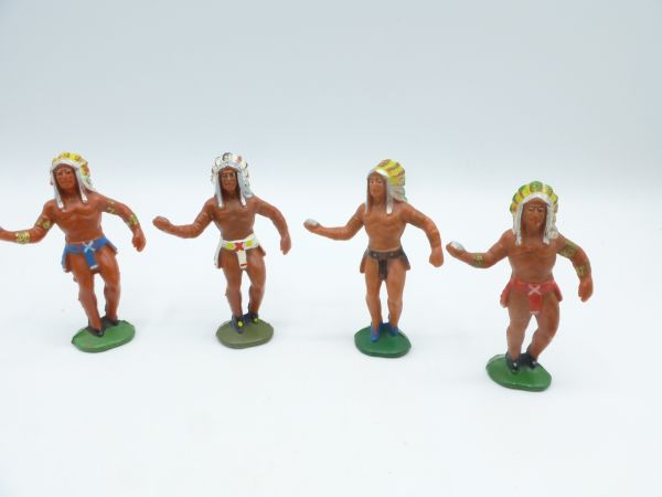Gruppe Indianer (4 Figuren)