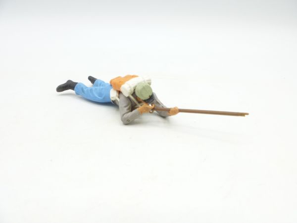 Britains Swoppets Confederate Army soldier lying firing