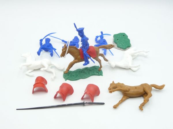 Timpo Toys Action Figuren, Französische Kavallerie - komplett