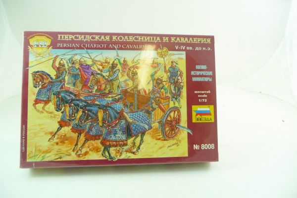 Zvezda 1:72 Persian Chariot and Cavalry, No. 8008 - orig. packaging, shrink-wrapped