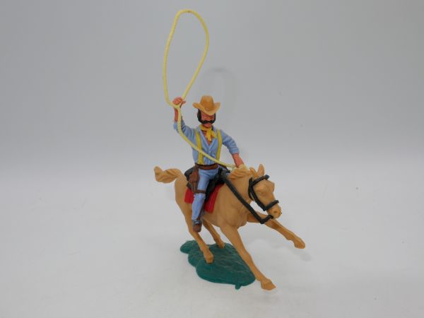 Timpo Toys Cowboy riding, roper
