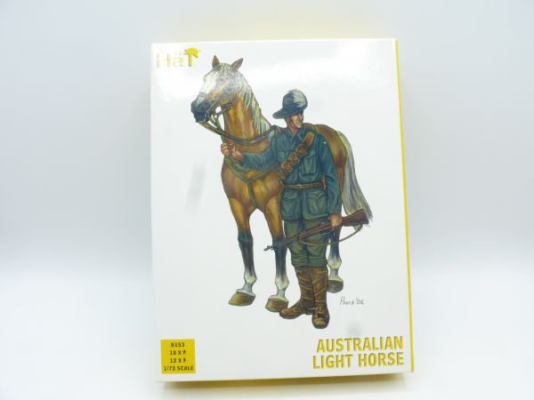 HäT 1:72 WW 1 Australian Light Horse, No. 8153 - orig. packaging, on cast