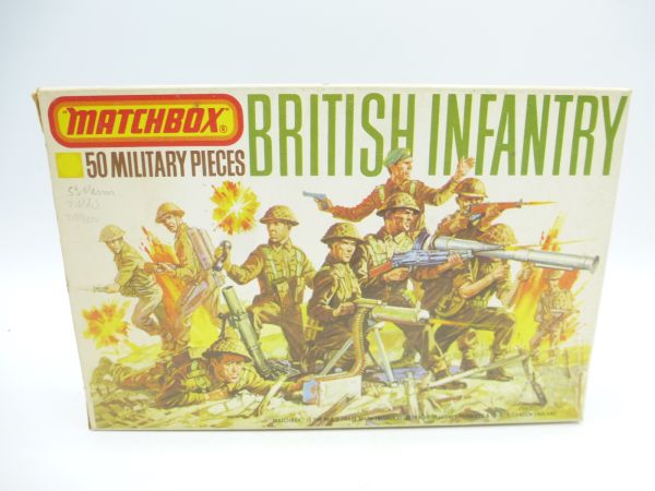 Matchbox 1:72 British Infantry, No. P5001 - orig. packaging, loose, complete