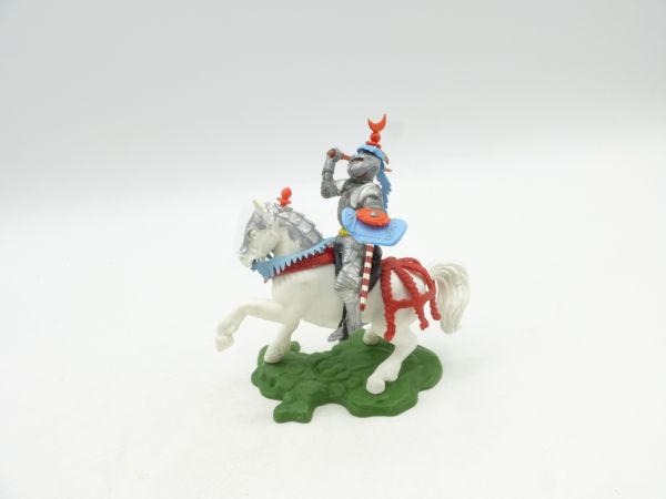 Britains Swoppets Knight riding lunging with battle axe
