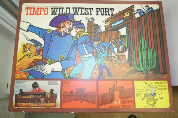 Timpo Toys Wild West Fort "Fort Worth", Ref. Nr. 259 - OVP, Inhalt unbespielt
