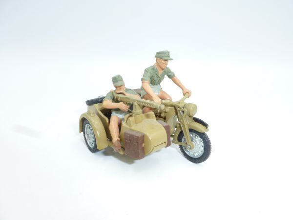 Britains Deetail Afrika Korps dispatch rider BMW with sidecar