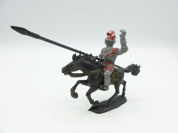 Domplast Manurba Knight riding with lance - in original painting