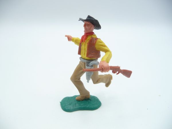 Timpo Toys Cowboy 2nd version running with rifle