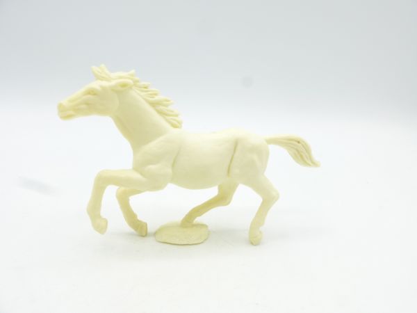 Linde Horse galloping, cream white