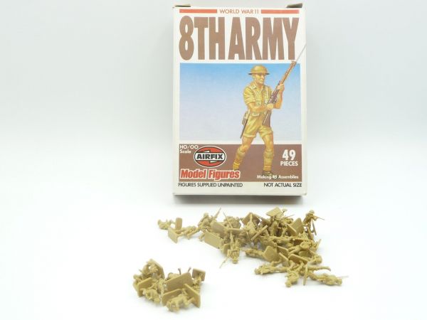 Airfix 1:72 Eighth Army, No. 01709-3 - orig. packaging, figures loose, complete