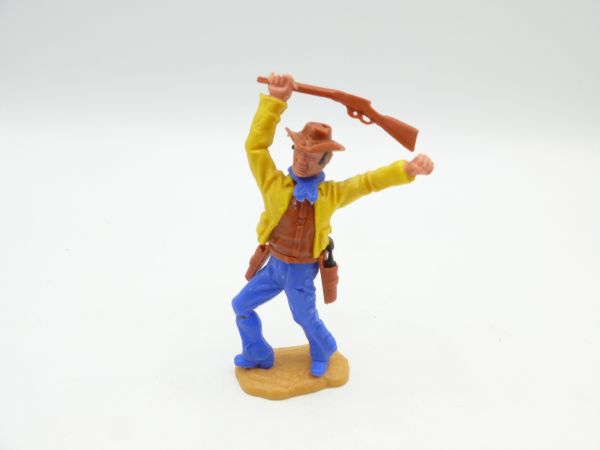 Timpo Toys Cowboy 3. Version Gewehr schlagend - schöne Kombi