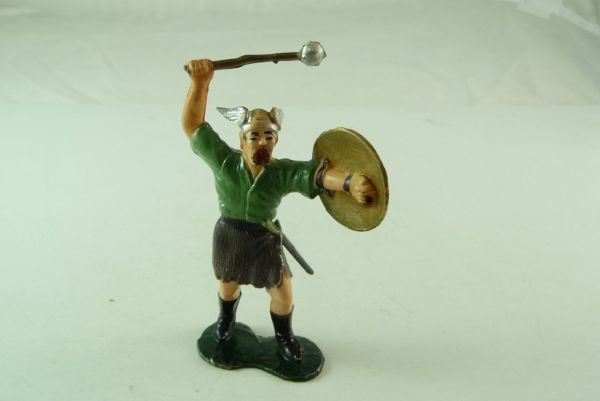 Marx Viking with club and shield - condition see photos