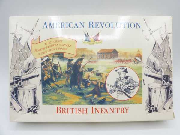 Accurate Figures 1:32 American Revolution: British Infantry, No. 3200, 20 figures