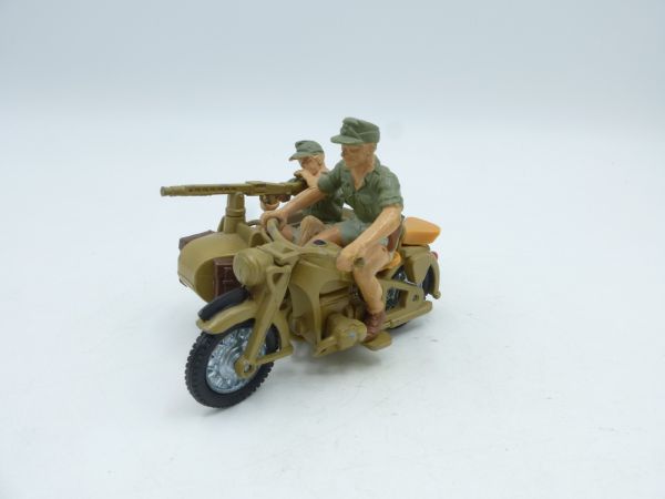 Britains Motorcyclists with sidecar, Afrika Korps - complete