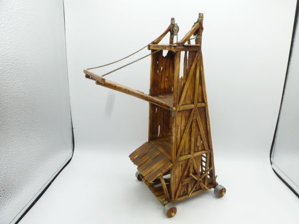 Elastolin 7 cm Siege tower, No. 9895 - great piece