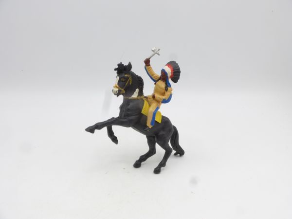 Britains Swoppets Indian riding on a rearing horse (made in HK)