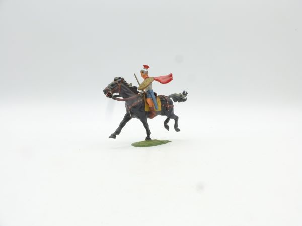 Elastolin 4 cm Roman horseman with cape + sword, No. 8456