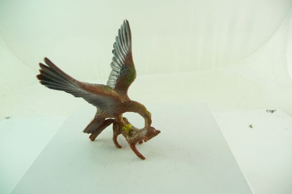 Reisler Raptor bird with prey - extraordinary nice item