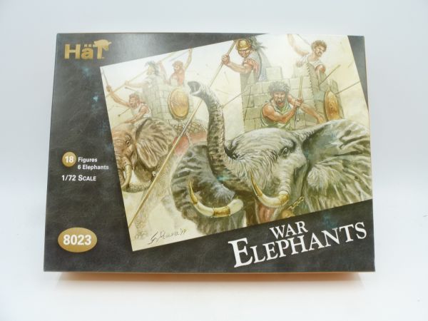 HäT 1:72 War Elephants, No. 8023 - orig. packaging, sealed