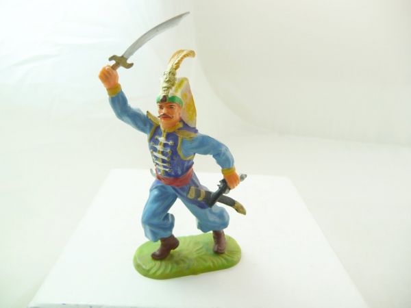 Elastolin 7 cm Janissary with sabre, No. 9110 - nice figure, very good condition