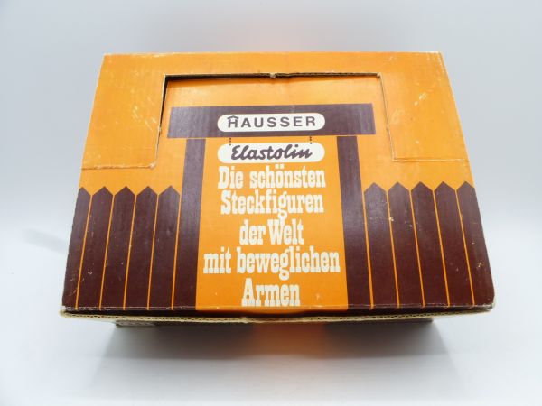 Elastolin 5,4 cm Bulk box with 3 Iroquois riding - in original bags