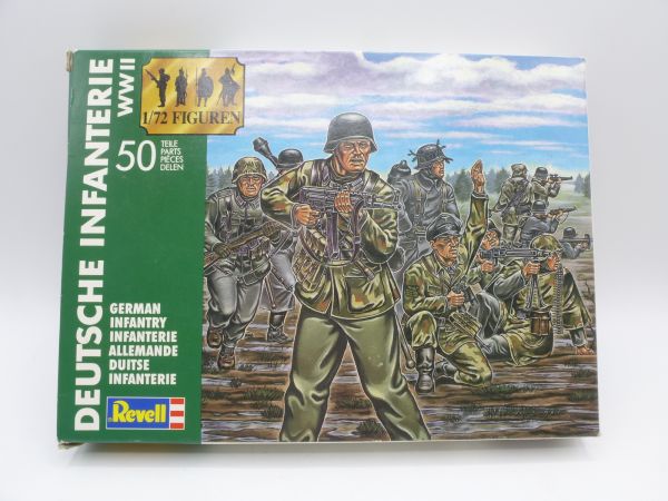 Revell 1:72 German Infantry, No. 2502 - 49 parts, loose
