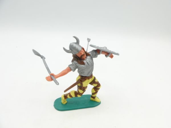 Timpo Toys Viking with long battle axe, hit by arrow