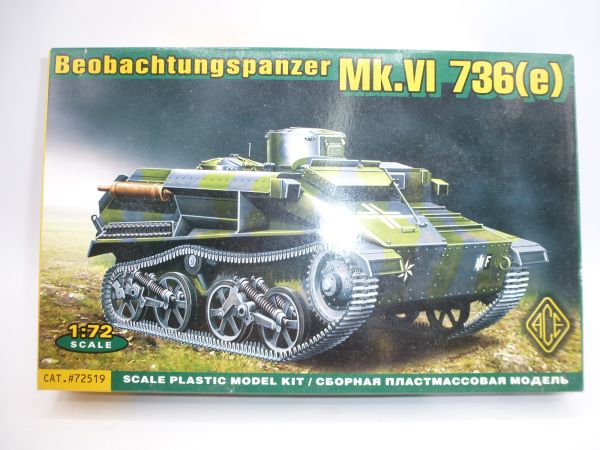 ACE 1:72 Observation tank Mk.VI 736 € - orig. packaging