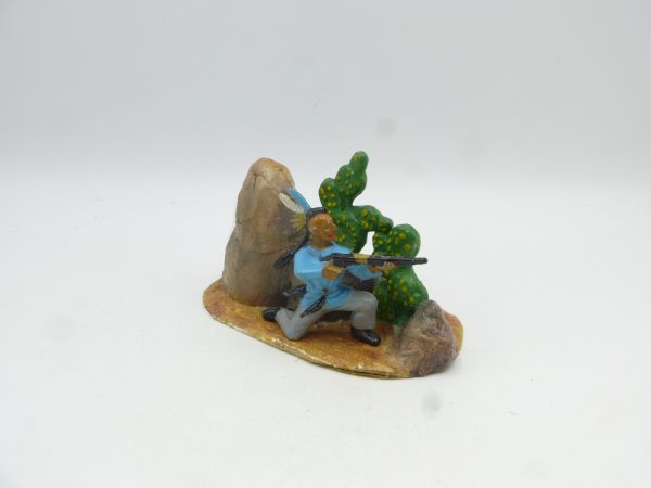 Starlux Rock / cactus diorama for WW scenes (without figure)