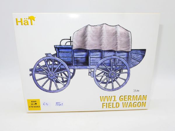 HäT 1:72 WW 1 German Field Wagon, No. 8260 - orig. packaging, not complete