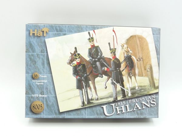 HäT 1:72 1815 Prussian Uhlans, No. 805 - orig. packaging, figures on cast